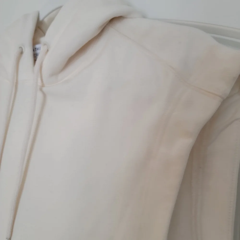 Athleta Retroplush Cocoon Hoodie Sweatshirt in Magnolia White Size S $109 - Picture 9 of 14